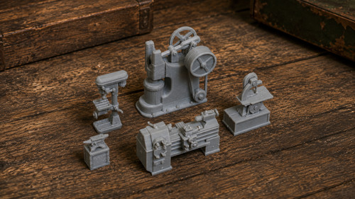 Set macchine utensili - , officina
