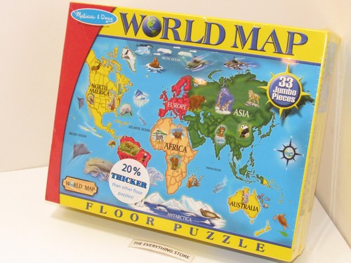 Melissa doug world map floor - &,
