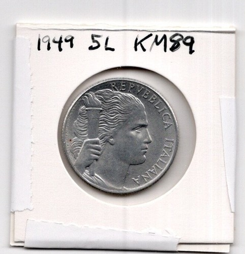 Moneta lire italia 1949 km - lire,