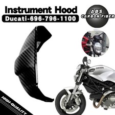 Per Ducati Monster 696 796 1100 ABS Fibra di Carbonio Coperchio Strumentazione Carena