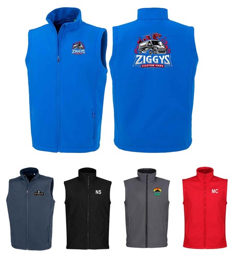 Gilet softshell stampato - softshell,