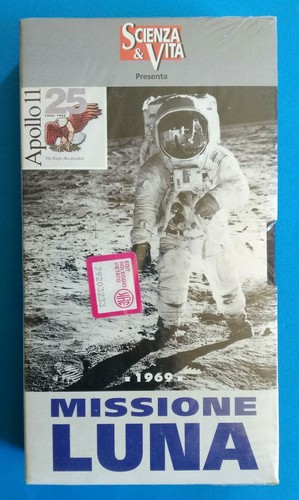 Vhs missione luna 1969 - vhs,