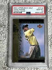 PSA 10 GEM MINT GOLF CARD 2001