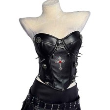 Y2K TOPS Corsetto Gotico