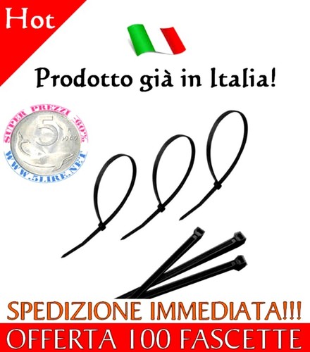 Offerta 100 fascette nylon - offerta,