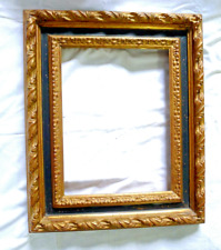 VECCHIA CORNICE DEL '900 DI PREGIO IN STILE '600 1600 BAROCCA LUCE 38X29 CM