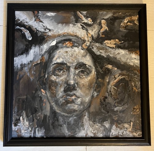 Ritratto donna dipinto - di,