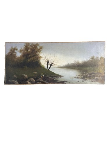 Dipinto olio tela firmato - a, su