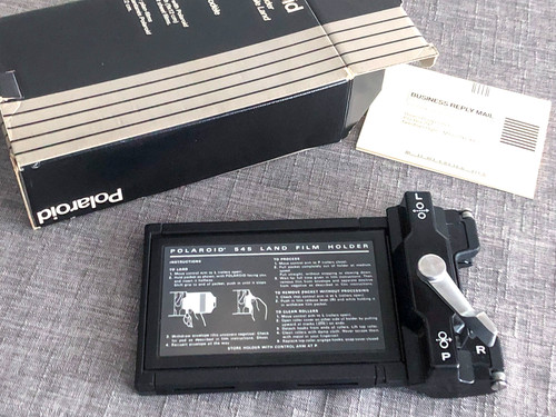 Polaroid 545 land film holder - film,