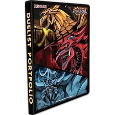 Konami Yu-Gi-Oh! Portafoglio 9 tasche - CARTE DIO EGIZIANO (Slifer, Obelisco e Ra)