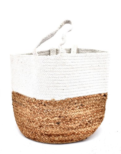 Fioriera borsa rattan 2 - in,