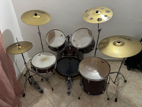 Batteria acustica tamburo - t5, +