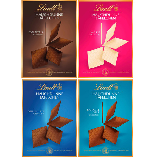 Lindt chocolate thins 4 - chocolate, |