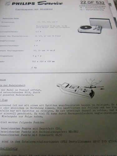 Philips22 532 giradischi - philips22, gf