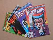 marvel lotto 4 volumi  WOLVERINE Limited Series 1 2 3 4 Sept-Dec 1982  NM