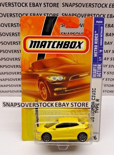 2008 matchbox giallo honda - matchbox,