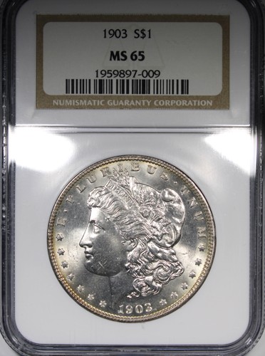 1903 morgan dollar - ngc, ms65