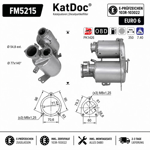Filtro antiparticolato dpf - antiparticolato,