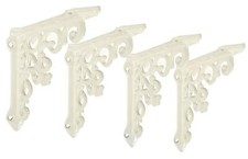 Staffe per mensole bianche antiche vittoriane 5 pollici staffe per mensole decorative per con...