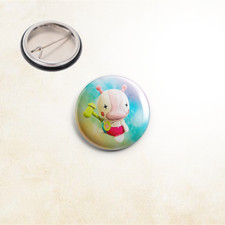 1 SPILLA - N.19 - PINS - 25 MM - spille - PAKKUN FANTASTICO MONDO DI PAUL