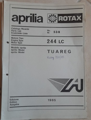 Aprilia catalogo ricambi - catalogo,