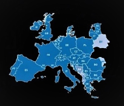 Mappa gps europa 2026 - europa,