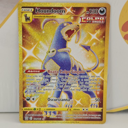 Houndoom gold shiny - gold, 179/202