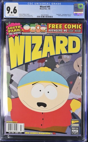 Wizard magazine cgc 9 6 - wizard, #95