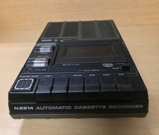 Philips N 2214 registratore a cassette automatico portatile vintage *ricambi o riparazioni*