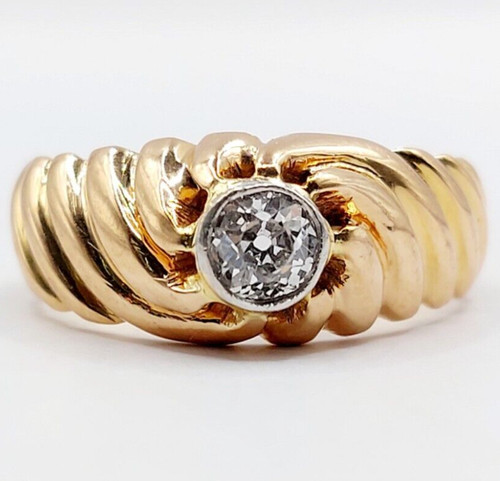 Anello junc vittoriano oro - anello,