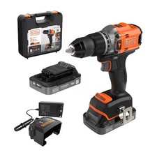 Black&Decker Trapano avvitatore BRUSHLESS con doppia batteria 18V 2.0 Ah 50 Nm