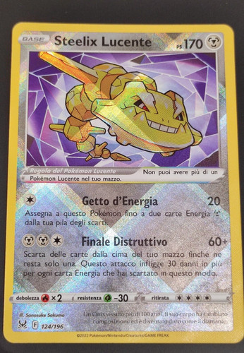 Steelix lucente 124 196 - lucente, –