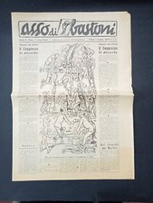 Rivista satirica ASSO DI BASTONI anno I n. 2 1948