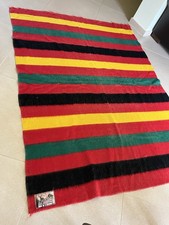 AaBe 100% Pure Wool Blanket Authentic Vintage 