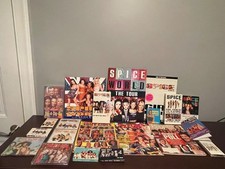Raro Lotto Collezione Spice Girls Merchandise Ufficiale CD Musica VHS Non Ufficiale