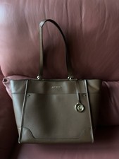 Michael Kors Borsa Tote Travel Jetset Donna in Pelle Saffiano Marrone+regalo ?