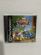 Smurf Racer (Sony PlayStation 1, 2001) PS1 completo con manuale - testato