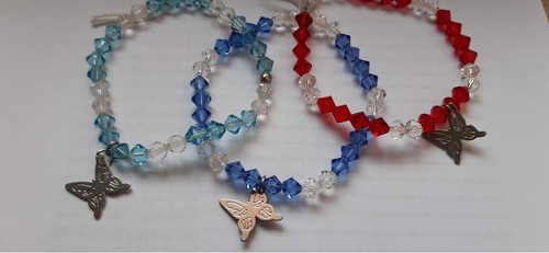 Braccialetto cristallo con - braccialetto,