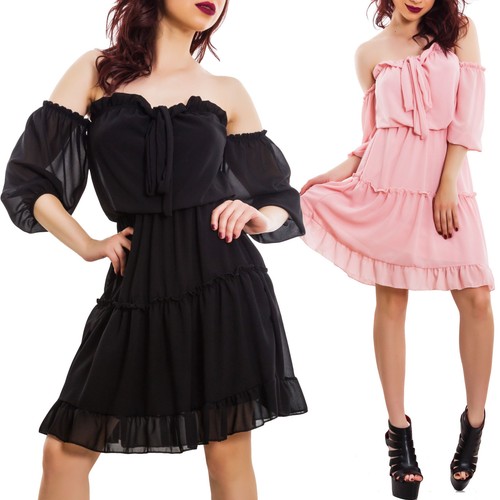 Vestito donna abito - , chiffon