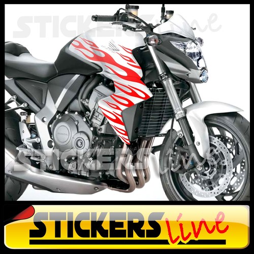 Adesivi moto fiamme adesive - adesivi,