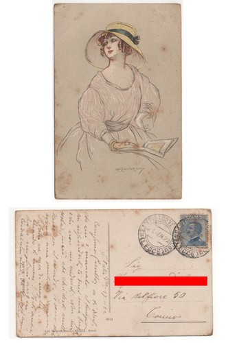Cartolina zandrino - cartolina, a.