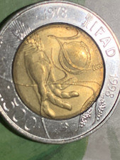 MONETA DA 500 LIRE IFAD 1998