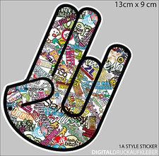 The Shocker Stickerbomb xl tuning dapper adesivi in set xxl oem dub jdm D3 