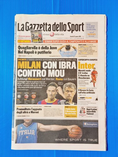 Gazzetta dello sport agosto - sport, 27