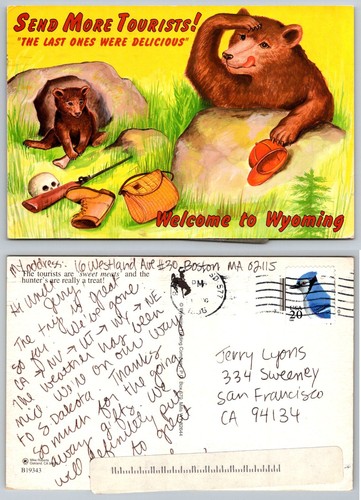 Cartolina epoca orso del - orso,