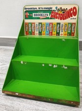 CHEWING GUM BROOKLYN GUSTOLUNGO PERFETTI ESPOSITORE da BANCO VINTAGE ANNI 70/80