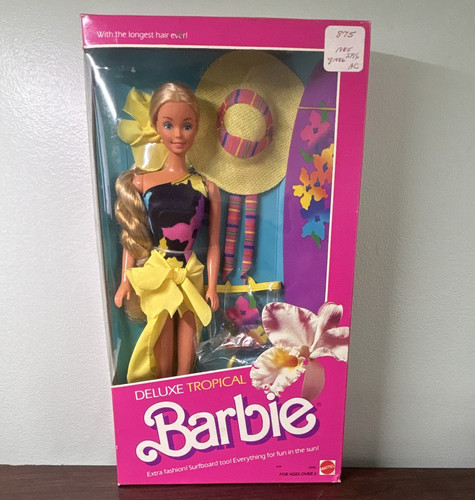 Mattel deluxe tropical barbie - mattel,
