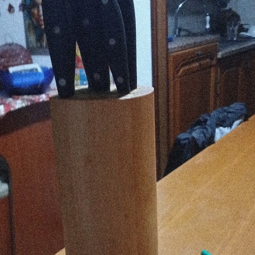 Ceppo portacoltelli legno - in,