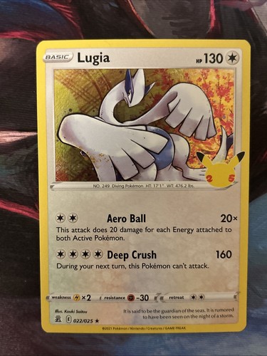 Pokemon lugia 022 025 - pokemon, 022/025