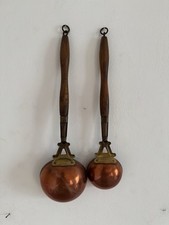 Coppia Mestoli Antichi Rame